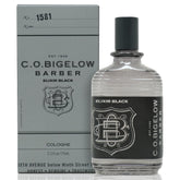 C.O. Bigelow Elixir Black bottle on a vanity, ideal for everyday wear.