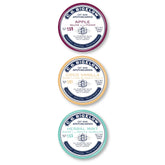 C. O. Bigelow front packaging showing three salve tins and scent labels