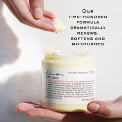 C.O. Bigelow Lemon Body Cream ingredients highlight: shea butter and lemon extract