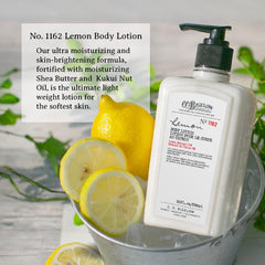 C.O. Bigelow Lemon Body Lotion with lemon extract for brightening hydration