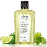 C.O. Bigelow Lime Coriander Body Wash bottle for moisturized skin after shower.