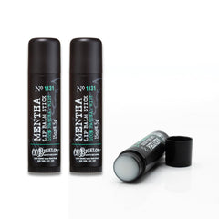 C.O. Bigelow Mentha Lip Balm Stick in bag offers portable cooling and breath-freshening hydration.