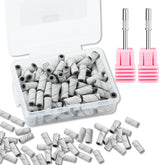 C12rtive sanding bands 150 grit in a clear case for precise nail prep.