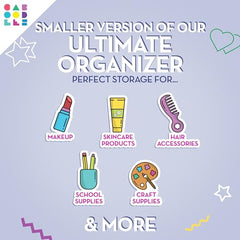 Caboodles Pretty in Petite fashion mirror adds quick grooming checks anywhere.