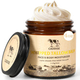 CADDISE whipped beef tallow 4oz jar showing creamy texture for face and body hydration