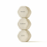 Cadence travel containers shampoo tile labels for organized packing and quick access