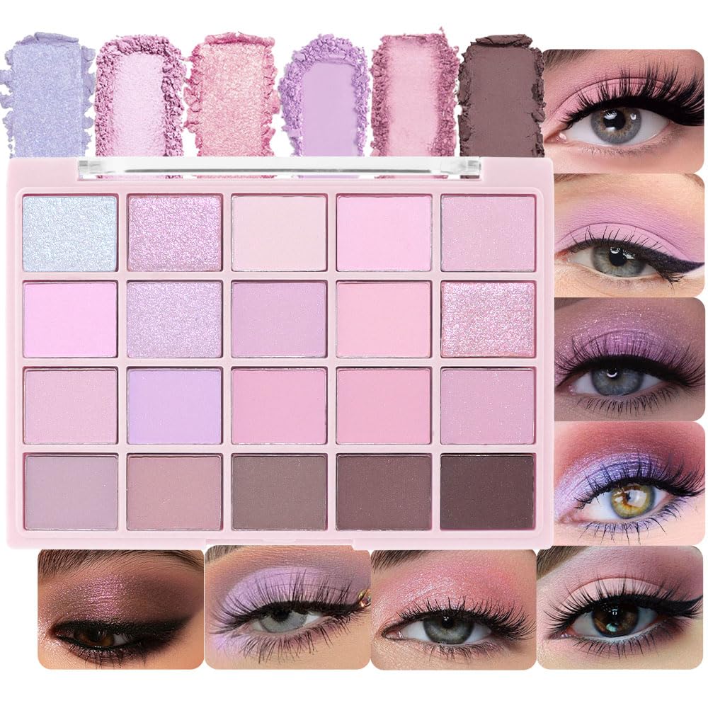 CAKAILA 20Colors palette with open swatches showing vibrant pigments for versatile looks.