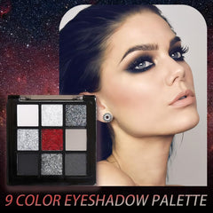 CAKAILA Smokey Black Red compact case keeps shades organized