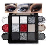 CAKAILA Smokey Black Red palette cover, portable design for on-the-go glam