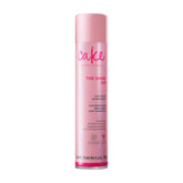 Cake Beauty The Shine On bottle-pour shows anti-frizz protection for smooth, glossy hair