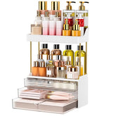caktraie 5-tiers organizer full view for cosmetics and skincare decluttering