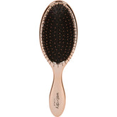 Cala Wet-n-dry rose gold brush top view shows sleek metallic finish for smooth detangling