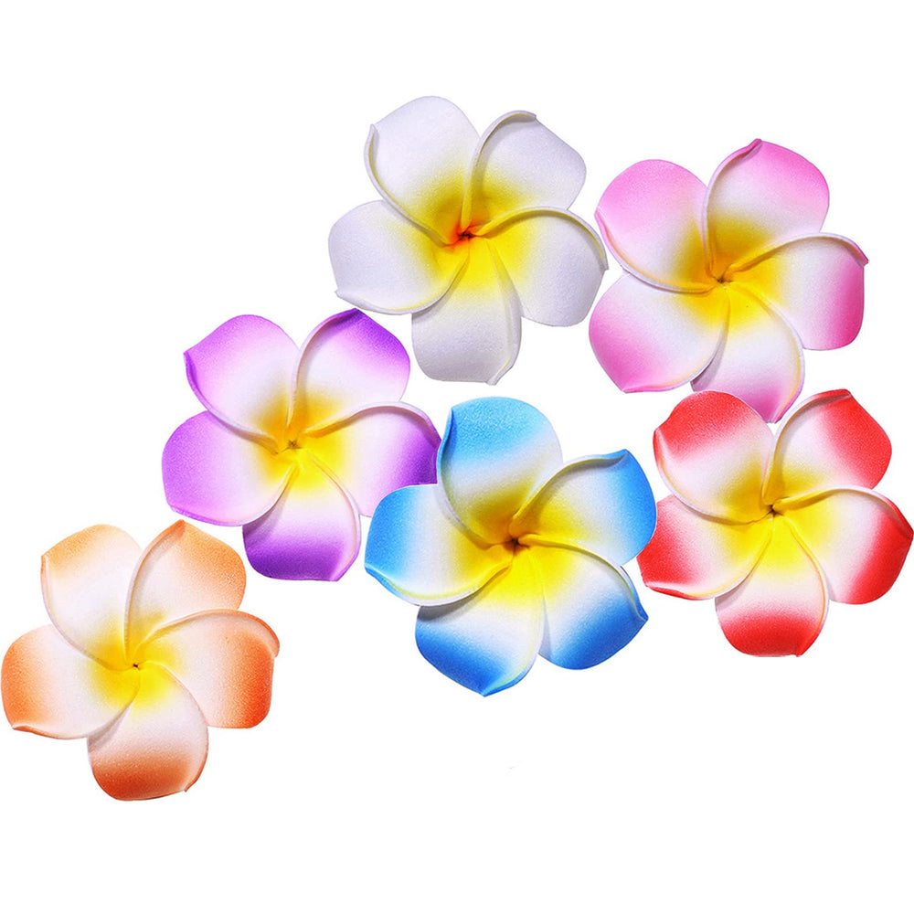 Calcifer Hawaii plumeria blue clip for tropical beach styling