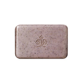Caldera + Lab The Body Bar bar closeup shows exfoliating texture for smoother skin.