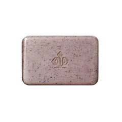 Caldera + Lab The Body Bar bar closeup shows exfoliating texture for smoother skin.