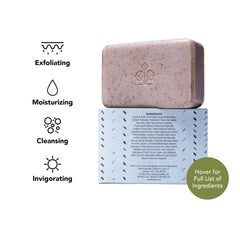 Caldera + Lab The Body Bar woodsy-aroma shot evokes refreshing shower experience.