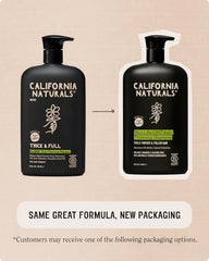 California Naturals Mens Re:Gro conditioner bottle for smoother strands