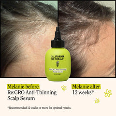 California Naturals Re:GRO serum application glide delivering a cooling touch