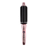 Calista Perfecter Pro heated round brush in use delivering lift and volume for long hair