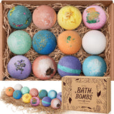 CalmNFiz lavender bath bomb for relaxing soak and skin hydration.