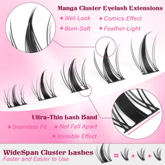 Calphdiar Ultra-thin band for natural-looking lash line.