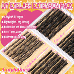 Calphdiar lash bond and seal bottle for secure, long-lasting wear.