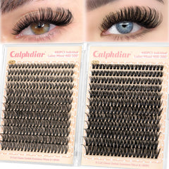 Calphdiar lash clusters close-up for salon-style volume at home.