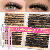 Calphdiar lash extension kit packaging shows an all-in-one salon-at-home solution.