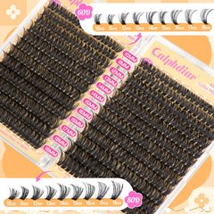 calphdiar lashes clusters d-curly detail highlights curled lashes for brighter eyes.