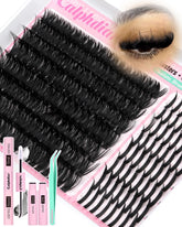 Calphdiar spikes eyelash clusters kit packshot for dramatic volume and fluttery texture