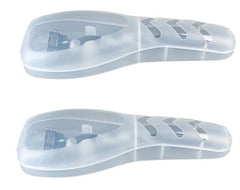 Calsgkspray razor protector case clear view keeps blades protected during travel.