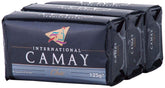 Camay Chic bar soap pack 125g with softly scented fragrance for daily cleansing.