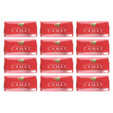 Camay Classic Bar Soap moisturizing-lather demonstrates a creamy daily cleanse for softer skin.