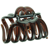 Camila Paris AD718 octopus clip front view showing large secure grip for thick hair