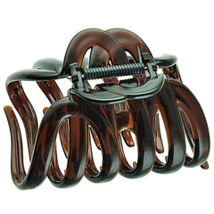 Camila Paris AD718 octopus clip front view showing large secure grip for thick hair