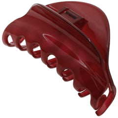 Camila Paris CP2529 red hair clip closeup showing strong hold for thick, long hair.