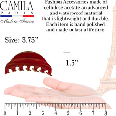 Camila Paris CP2529 strong spring mechanism supports even heavy curls without tugging.