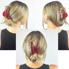 Camila Paris CP2529 in hair demonstrating secure grip for all-day wear.