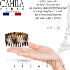 Camila Paris Tokio French twist clip adds sophisticated hold