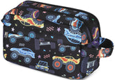 CAMTOP travel toiletry bag for kids front view with organized pockets for toiletries