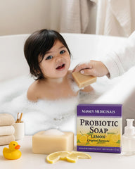 Candida Freedom Massey's CF Soap Bar lemon essence splash provides a refreshing citrus aroma for morning routines.