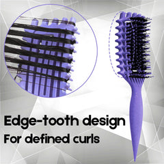 Candybrush helps detangle thick hair without excessive pulling