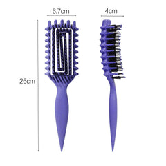 Candybrush vented lightweight design glides through hair with minimal snag