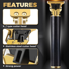 Candyfouse trimmer with copper core motor delivers smooth power through dense hair with quiet operation.