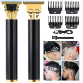 Candyfouse professional beard trimmer front view showing precise zero-gap cutting for clean lines.