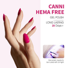 CANNI 9ml burgundy bottle delivers rich color for sophisticated evenings and everyday wear
