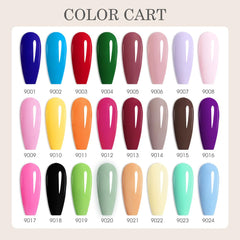 CANNI CC1 unique color bottles arranged by shade for easy color matching.