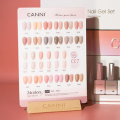 CANNI CC7 base coat bottle closeup enabling smooth application and adhesion
