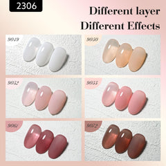 CANNI jelly nail polish color bottles view helps pick the perfect shade