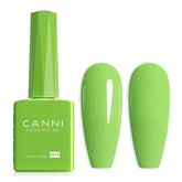 CANNI pastel lime green gel polish bottle close-up for accurate shade view